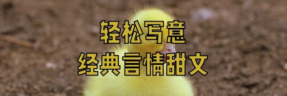 輕鬆寫意的經典言情甜文